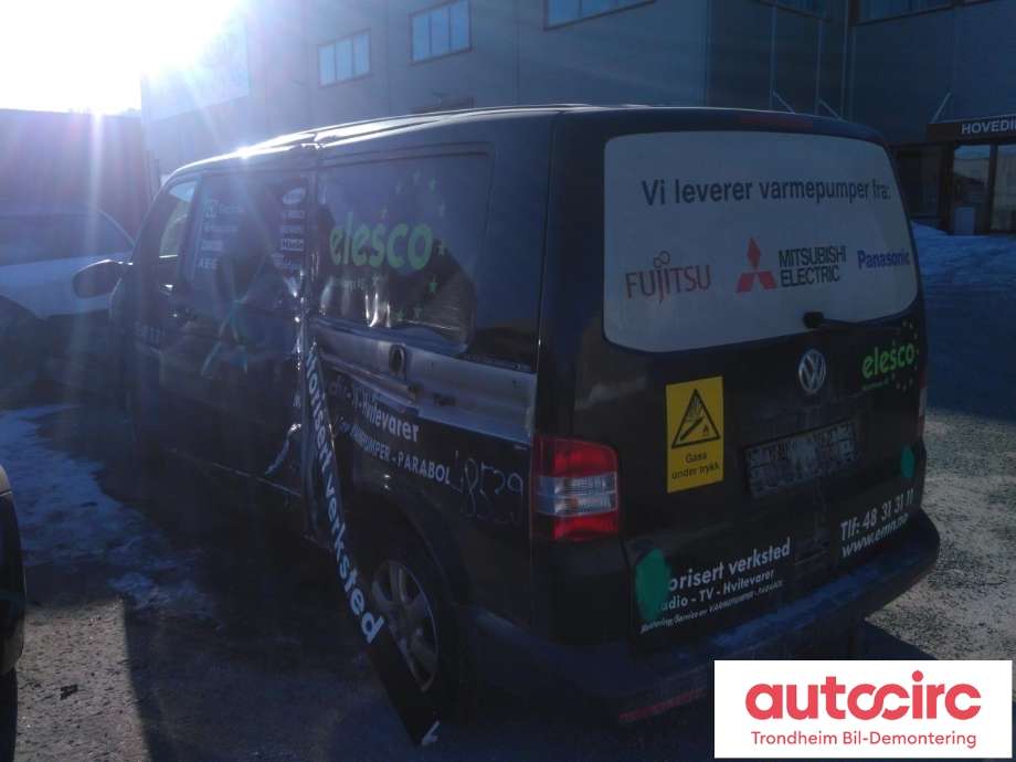 VW Transporter / Caravelle 2009-2015 (Fase 2) (T5) (T5), Motorkode: CAAC, Girkassekode: PAW