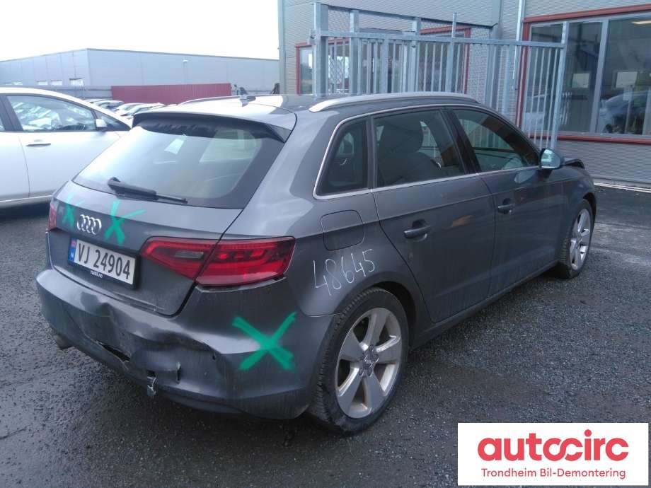 Audi A3 2012-2016 (Type III, Fase 1) , Motorkode: CXSA, Girkassekode: PLE