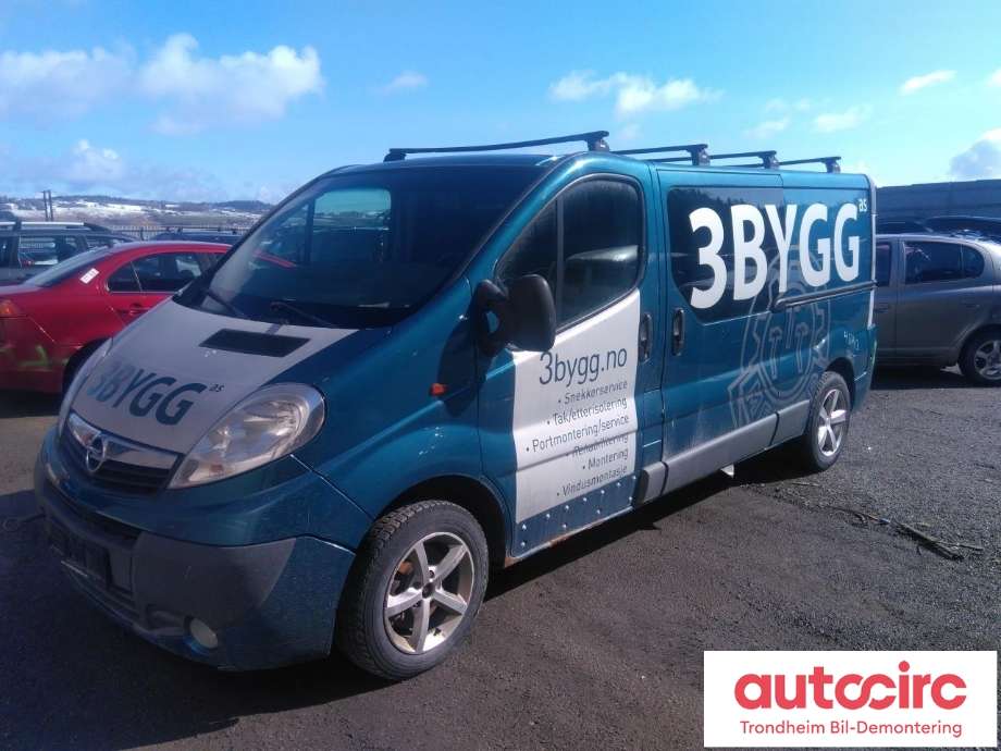 Opel Vivaro A 2006-2014 , Motorkode: G9UB6, Girkassekode: PF6-012