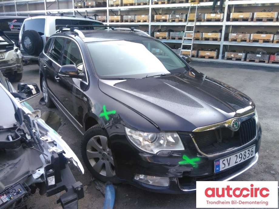 Škoda Superb 2008-2015 (Type II) , Motorkode: CAYC, Girkassekode: MTG