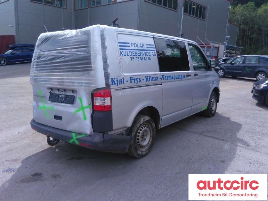 VW Transporter / Caravelle 2009-2015 (Fase 2) (T5) (T5), Motorkode: CAAC, Girkassekode: PAW
