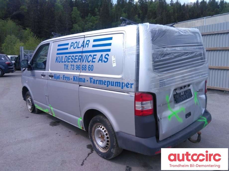 VW Transporter / Caravelle 2009-2015 (Fase 2) (T5) (T5), Motorkode: CAAC, Girkassekode: PAW