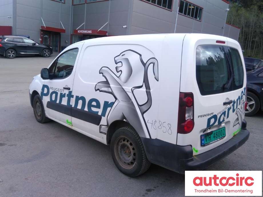 Peugeot Partner 2008-2015 (Type II, Fase 1) , Motorkode: 9H06, Girkassekode: 