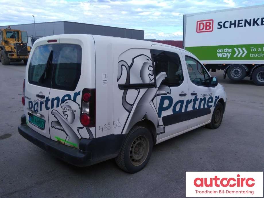 Peugeot Partner 2008-2015 (Type II, Fase 1) , Motorkode: 9H06, Girkassekode: 