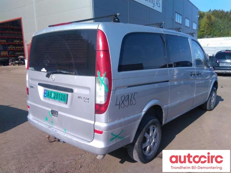Mercedes Vito/Viano 2004-2010 (Fase 1) (W639) (W639), Motorkode: OM646.982, Girkassekode: 722682