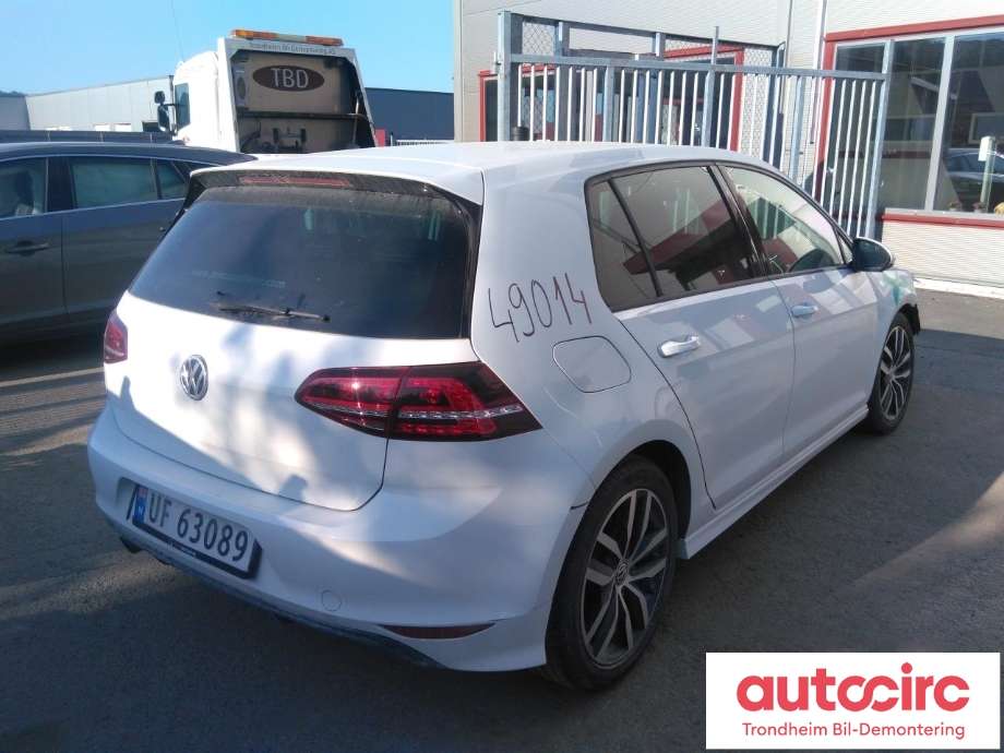 VW Golf VII 2012-2017 (Fase 1) , Motorkode: CJZA, Girkassekode: MYF