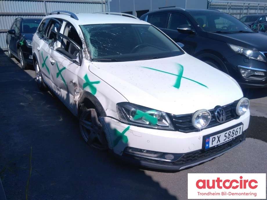 VW Passat 2011-2015 (B7) (B7), Motorkode: CFGC, Girkassekode: PQW