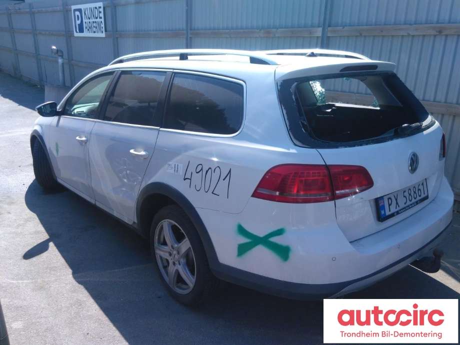 VW Passat 2011-2015 (B7) (B7), Motorkode: CFGC, Girkassekode: PQW