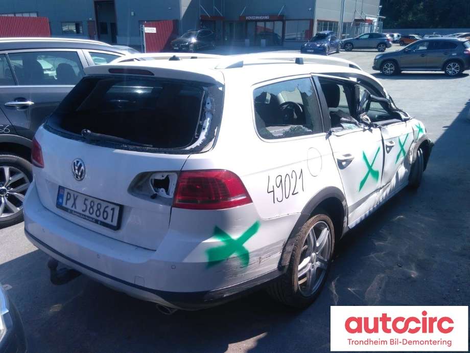 VW Passat 2011-2015 (B7) (B7), Motorkode: CFGC, Girkassekode: PQW