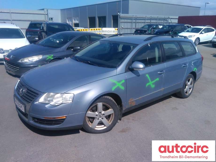 VW Passat 2005-2010 (B6) (B6), Motorkode: BLS, Girkassekode: KBM