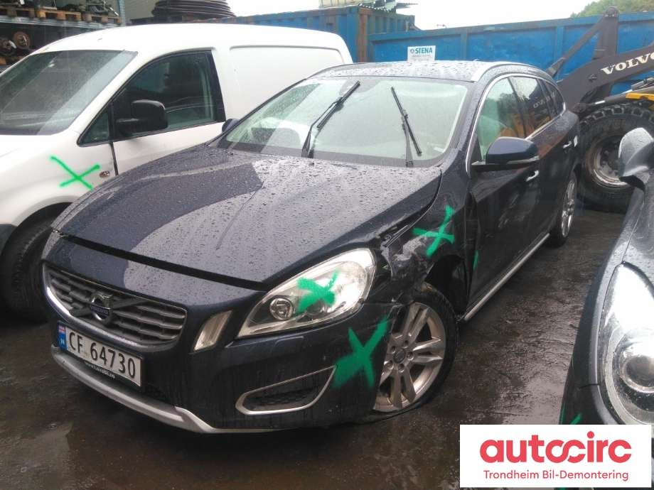 Volvo V60 2010-2013 (Type I, Fase 1) , Motorkode: D4162T, Girkassekode: 6-PSHIFT 2WD / MPS6