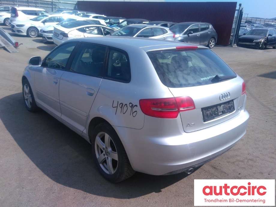 Audi A3 2009-2012 (Type II, Fase 2) , Motorkode: CAYC, Girkassekode: LUB