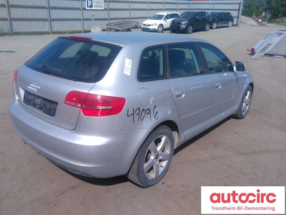 Audi A3 2009-2012 (Type II, Fase 2) , Motorkode: CAYC, Girkassekode: LUB