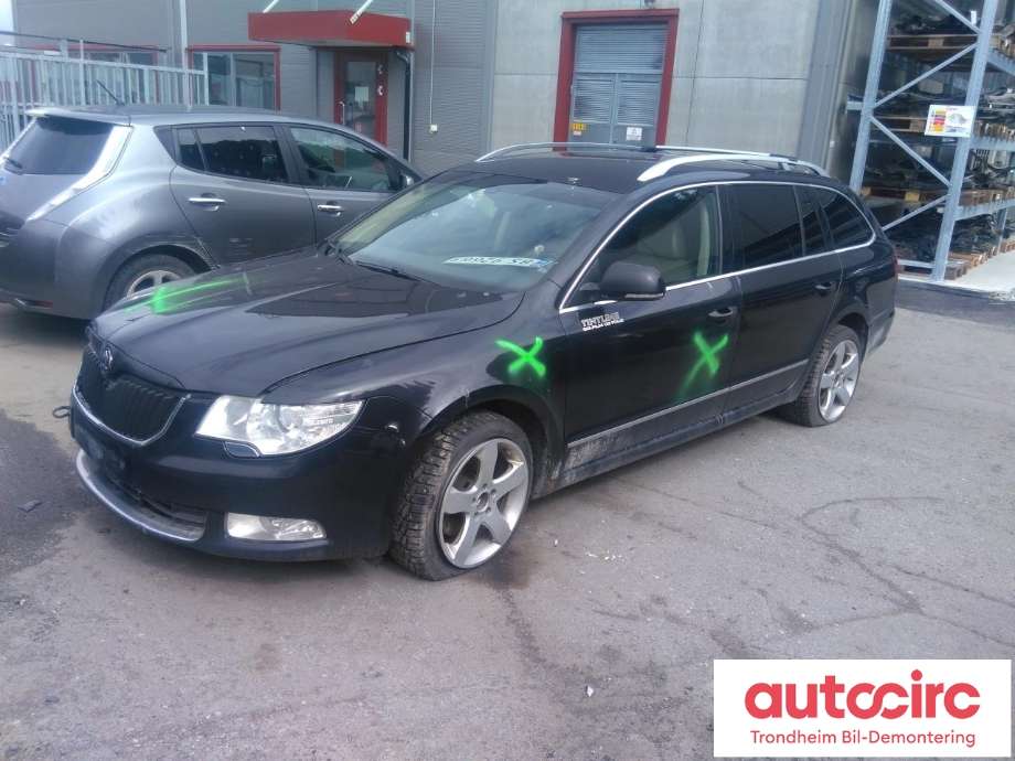 Škoda Superb 2008-2015 (Type II) , Motorkode: CFGB, Girkassekode: KXY