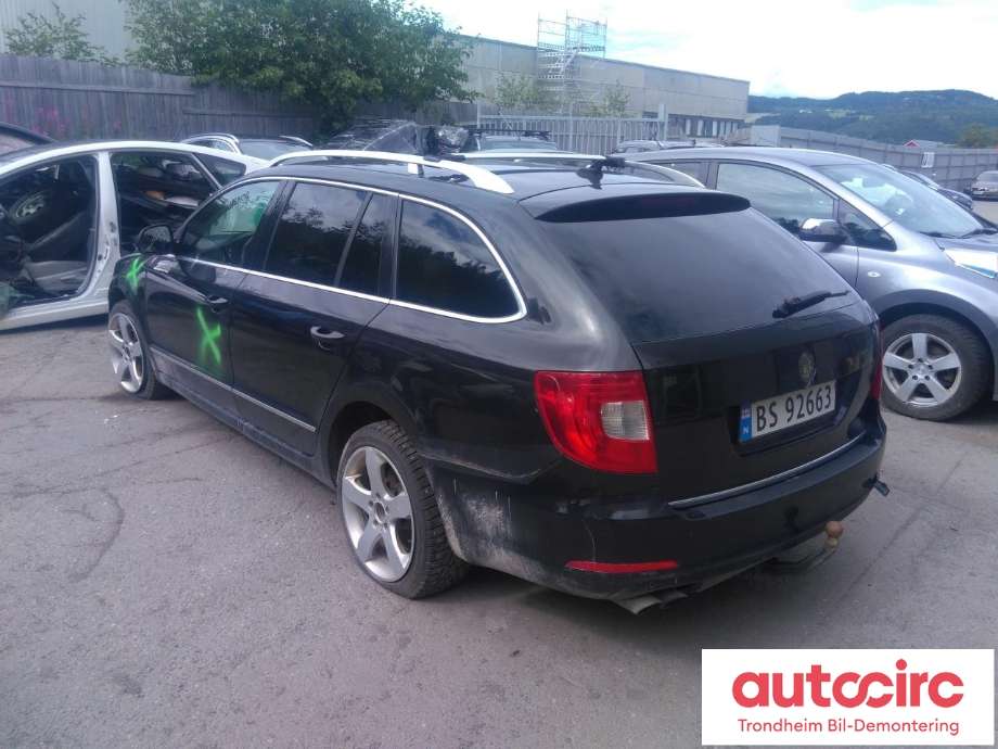 Škoda Superb 2008-2015 (Type II) , Motorkode: CFGB, Girkassekode: KXY