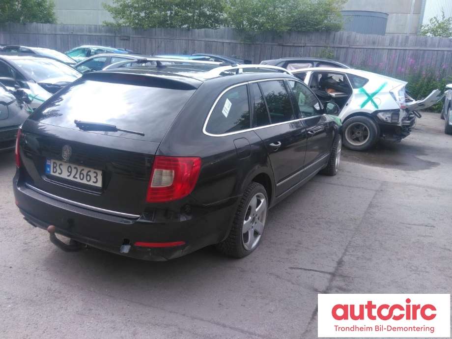 Škoda Superb 2008-2015 (Type II) , Motorkode: CFGB, Girkassekode: KXY