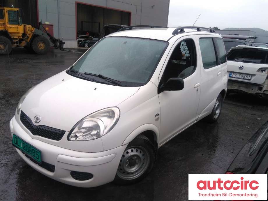 Toyota Yaris Verso 1999-2007 , Motorkode: 1ND-TV, Girkassekode: 