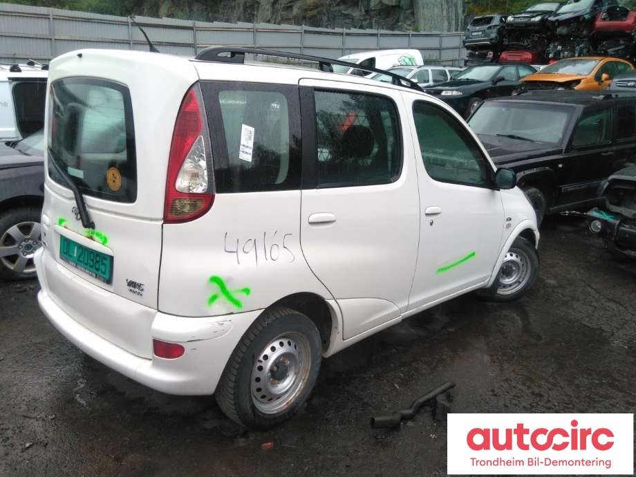 Toyota Yaris Verso 1999-2007 , Motorkode: 1ND-TV, Girkassekode: 