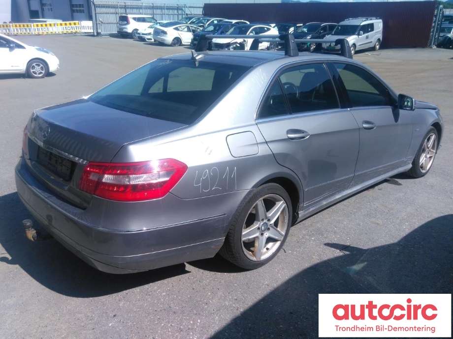 Mercedes E-Klasse 2009-2013 (Fase 1) (W212) (W212), Motorkode: OM651.925, Girkassekode: 
