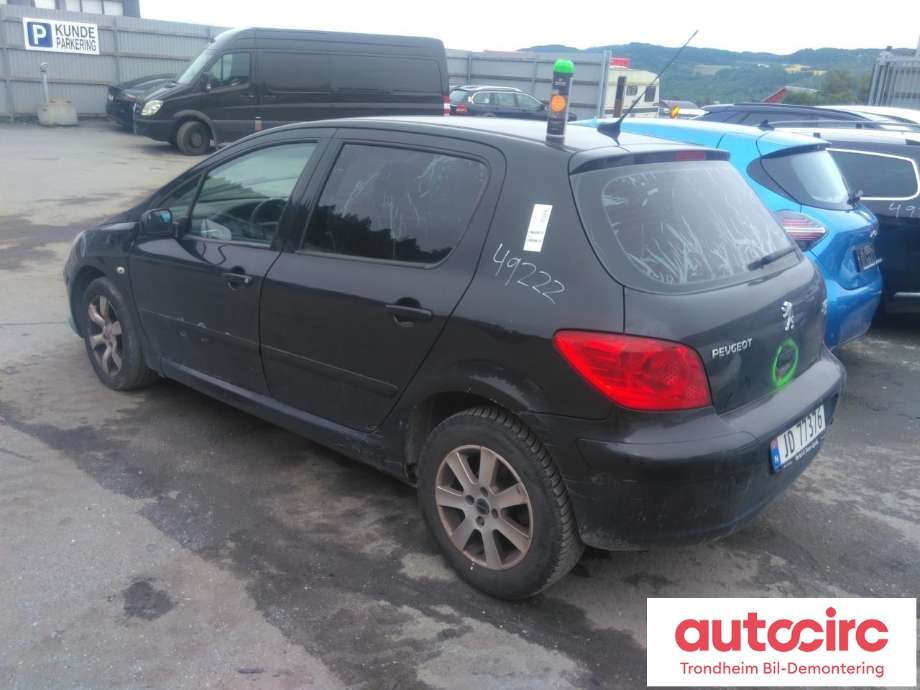 Peugeot 307 2005-2008 (Fase 2) , Motorkode: 9HX, Girkassekode: 5 TRINNS