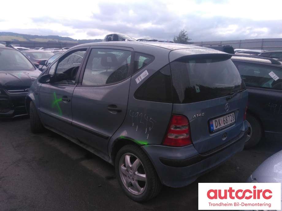 Mercedes A-Klasse 1998-2004 (W168) (W168), Motorkode: 166 940, Girkassekode: 