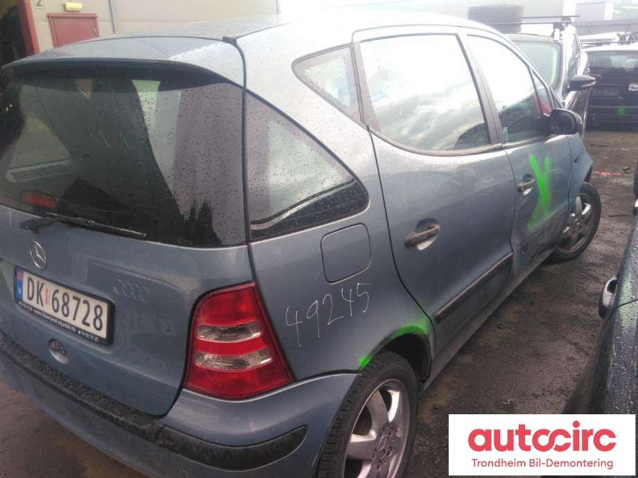 Mercedes A-Klasse 1998-2004 (W168) (W168), Motorkode: 166 940, Girkassekode: 