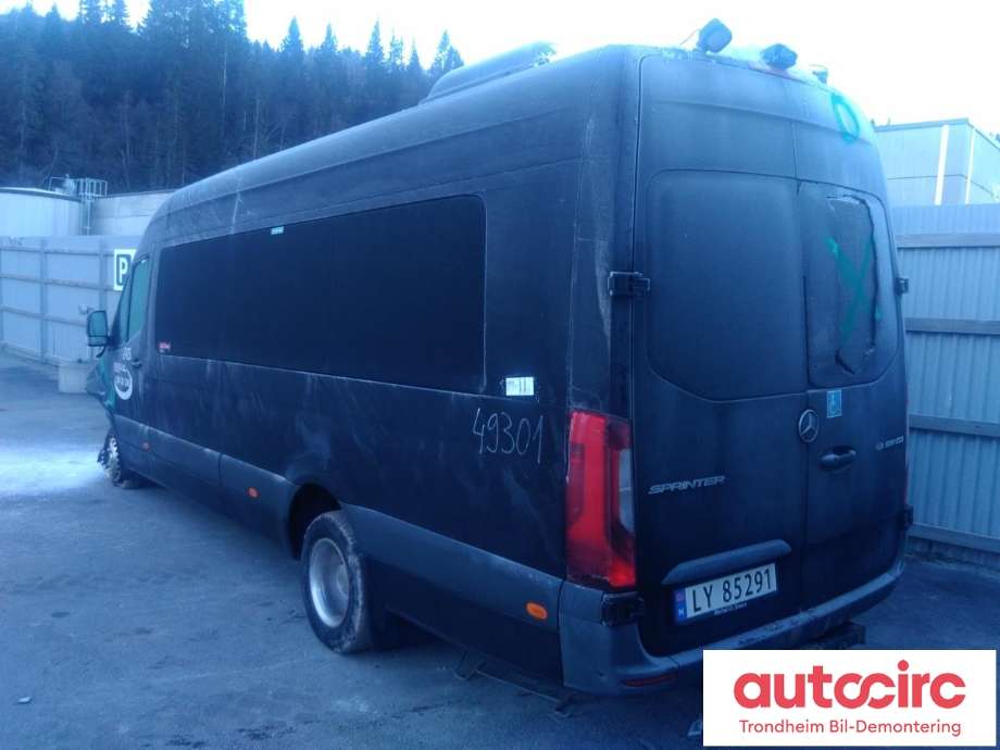 Mercedes Sprinter 2018-->> (907/910) (907/910), Motorkode: OM642.899, Girkassekode: 722902