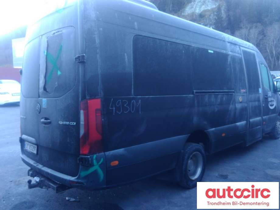 Mercedes Sprinter 2018-->> (907/910) (907/910), Motorkode: OM642.899, Girkassekode: 722902