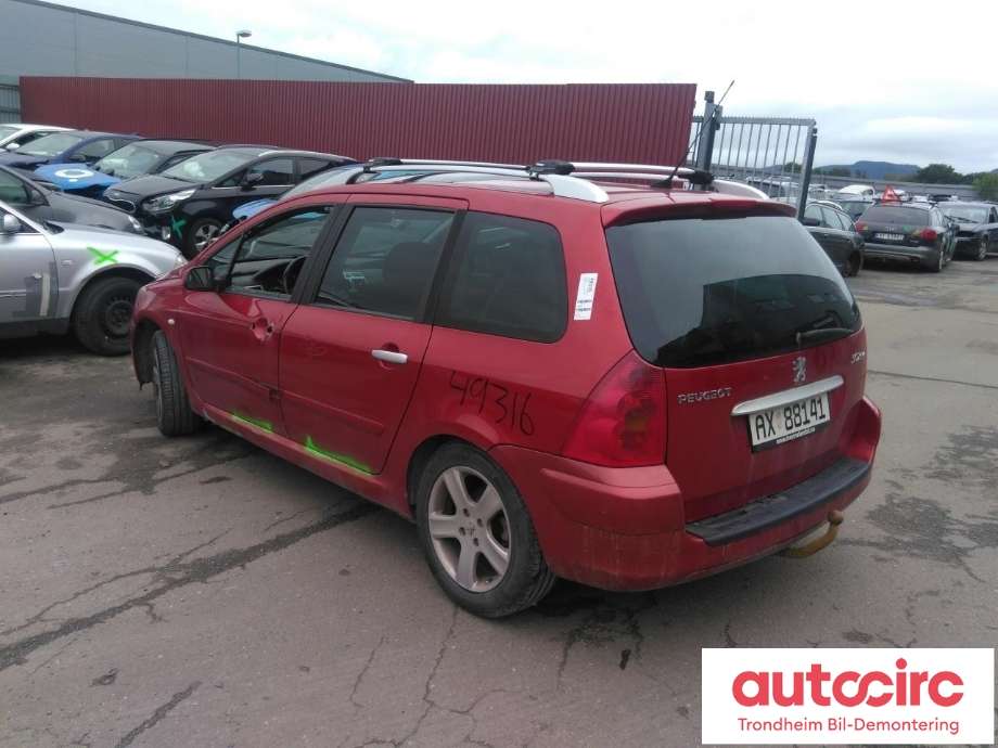 Peugeot 307 2005-2008 (Fase 2) , Motorkode: NFU, Girkassekode: 