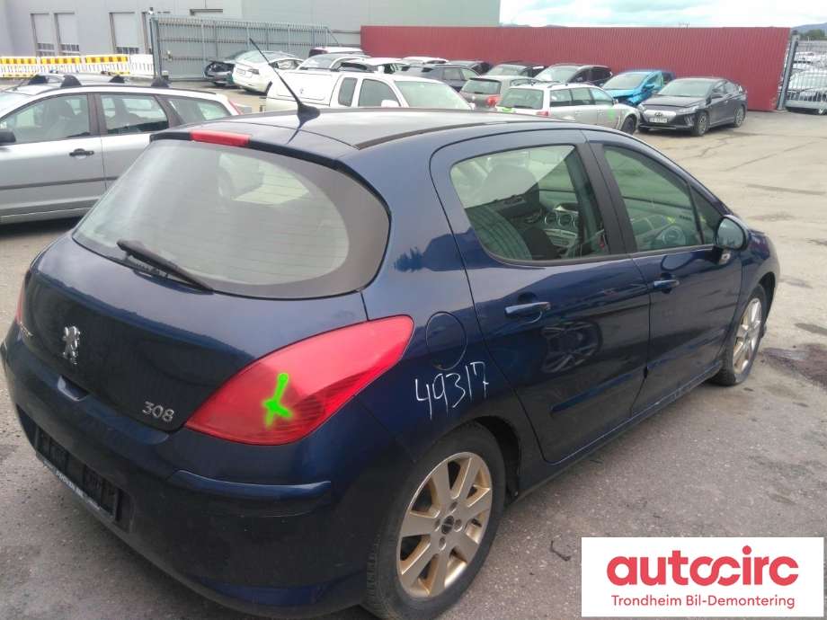 Peugeot 308 2007-2011 (Type I, Fase 1) , Motorkode: 9HV, Girkassekode: 