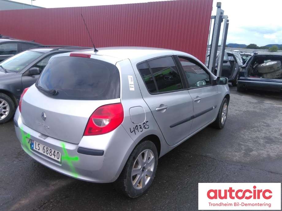 Renault Clio 2006-2009 (Type III, Fase 1) , Motorkode: K9K M7, Girkassekode: 
