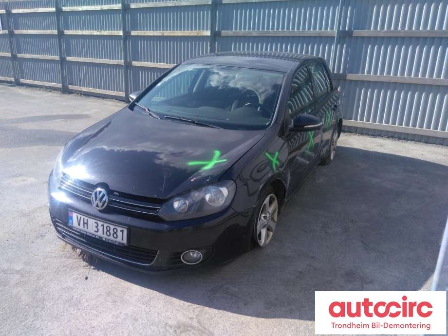 VW Golf VI 2008-2012 , Motorkode: CAYC, Girkassekode: LUB