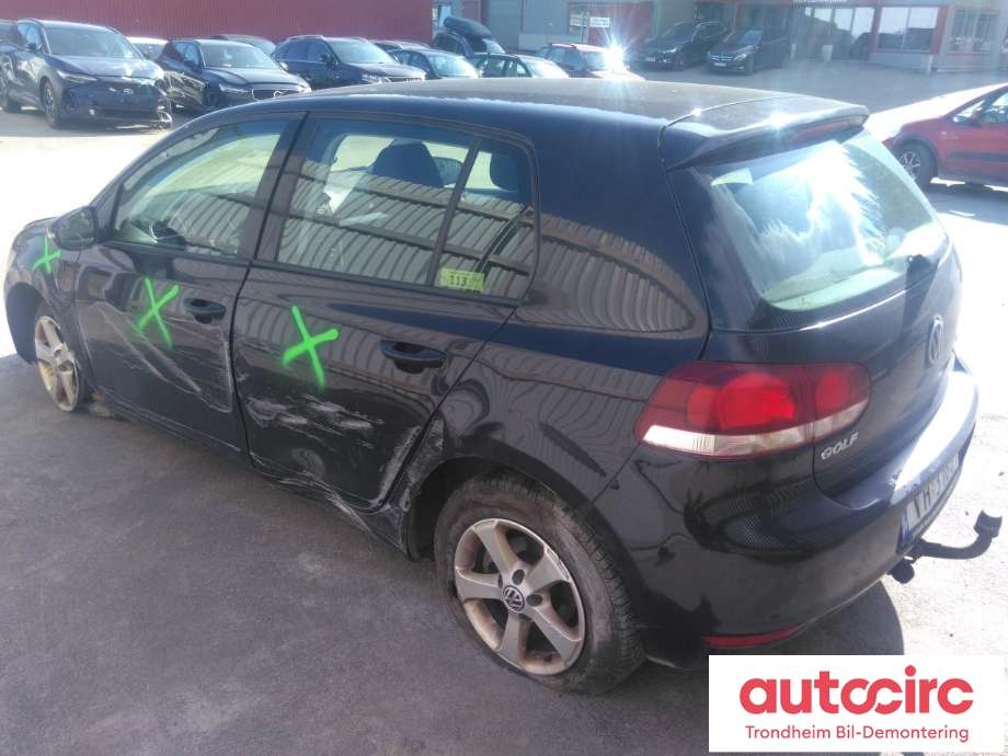 VW Golf VI 2008-2012 , Motorkode: CAYC, Girkassekode: LUB