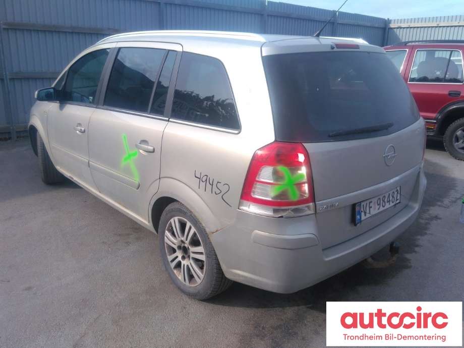 Opel Zafira B 2005-2011 , Motorkode: Z18XER, Girkassekode: 