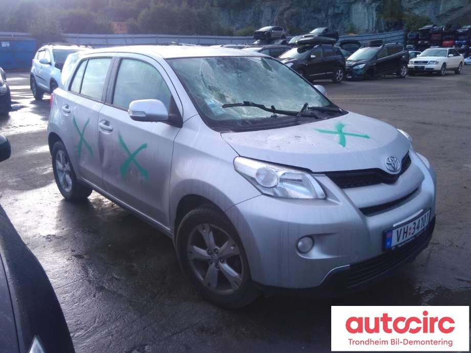 Toyota Urban Cruiser 2009-2014 , Motorkode: 1ND-TV, Girkassekode: 
