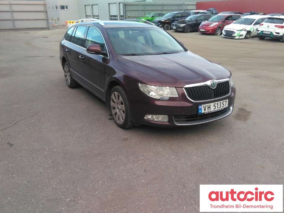Škoda Superb 2008-2015 (Type II) , Motorkode: CBB, Girkassekode: KXZ