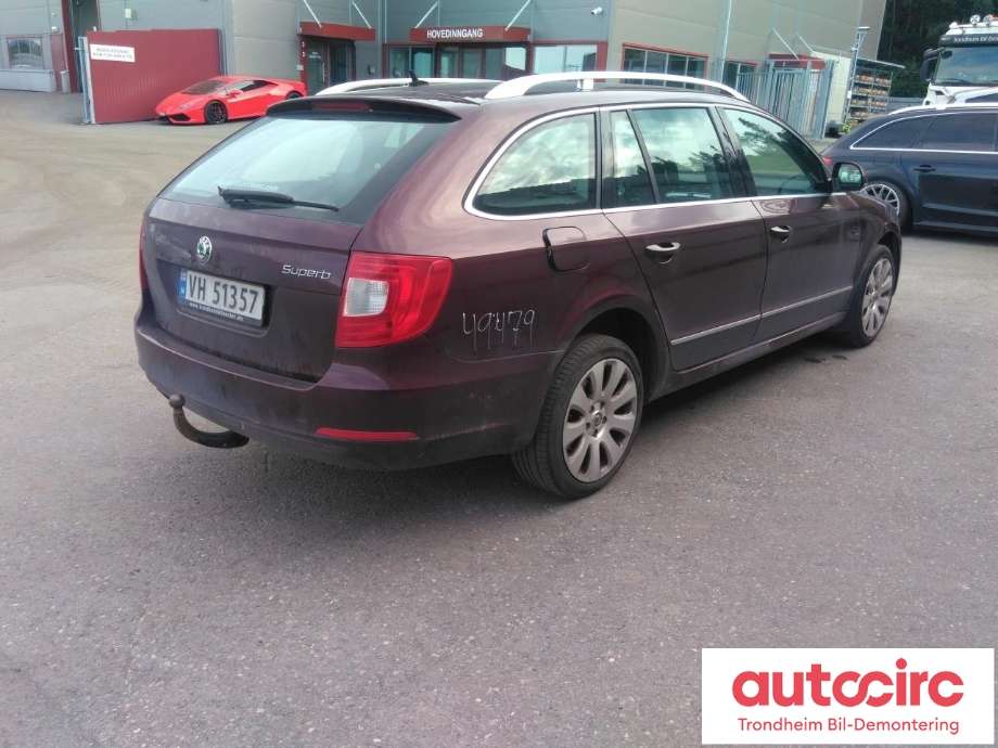 Škoda Superb 2008-2015 (Type II) , Motorkode: CBB, Girkassekode: KXZ