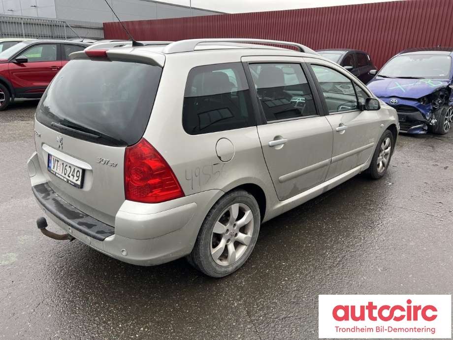Peugeot 307 2005-2008 (Fase 2) , Motorkode: 9HZ, Girkassekode: