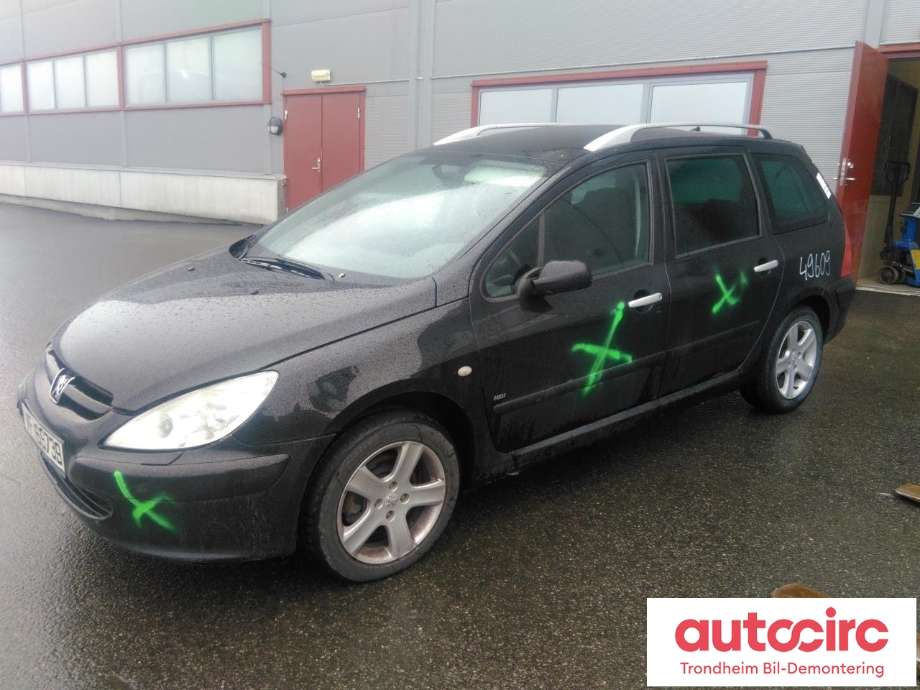 Peugeot 307 2001-2004 (Fase 1) , Motorkode: 9HX, Girkassekode: