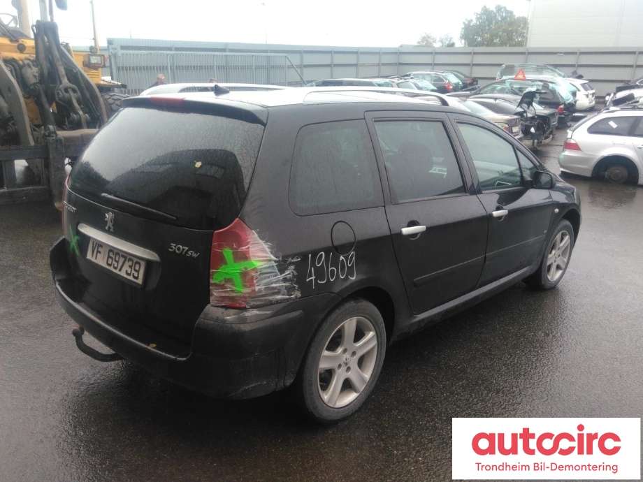 Peugeot 307 2001-2004 (Fase 1) , Motorkode: 9HX, Girkassekode: