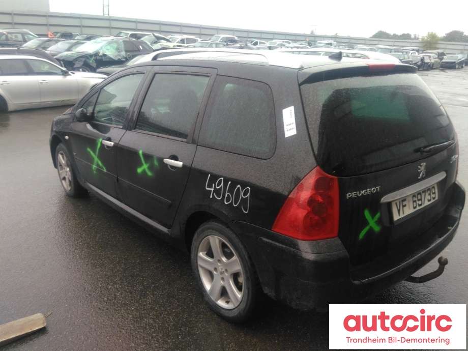 Peugeot 307 2001-2004 (Fase 1) , Motorkode: 9HX, Girkassekode: