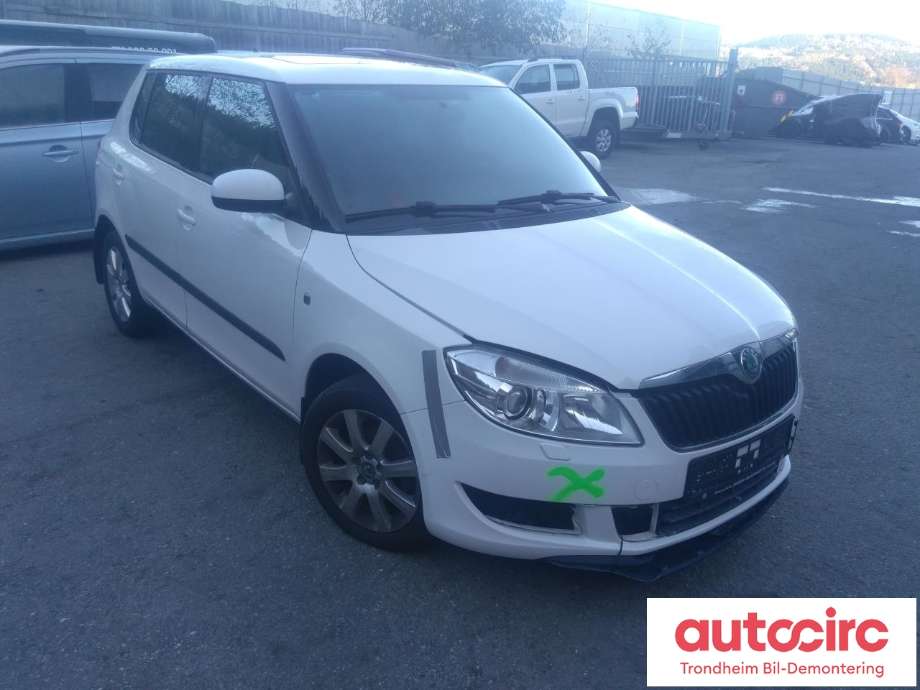 Škoda Fabia 2010-2014 (Type II, Fase 2) , Motorkode: CBZA, Girkassekode: MFX