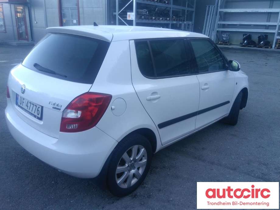 Škoda Fabia 2010-2014 (Type II, Fase 2) , Motorkode: CBZA, Girkassekode: MFX