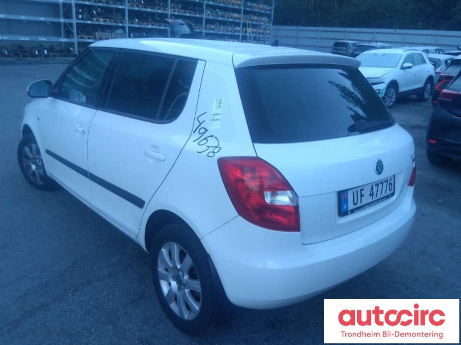 Škoda Fabia 2010-2014 (Type II, Fase 2) , Motorkode: CBZA, Girkassekode: MFX