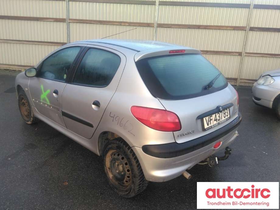 Peugeot 206 1998-2007 , Motorkode: KFW, Girkassekode: 