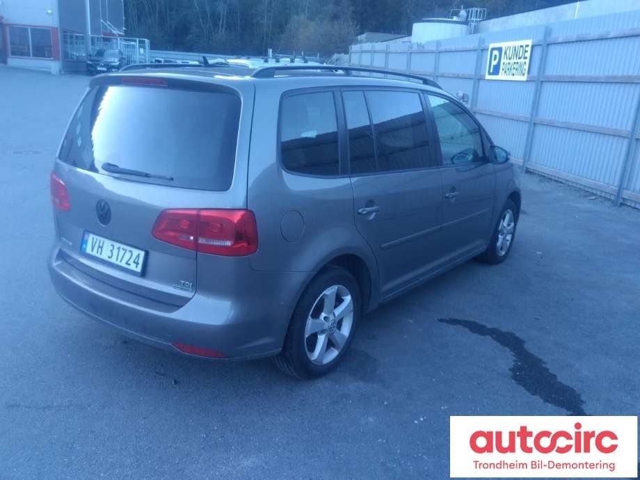 VW Touran 2010-2015 (Type I, Fase 3) , Motorkode: CAYC, Girkassekode: MFR