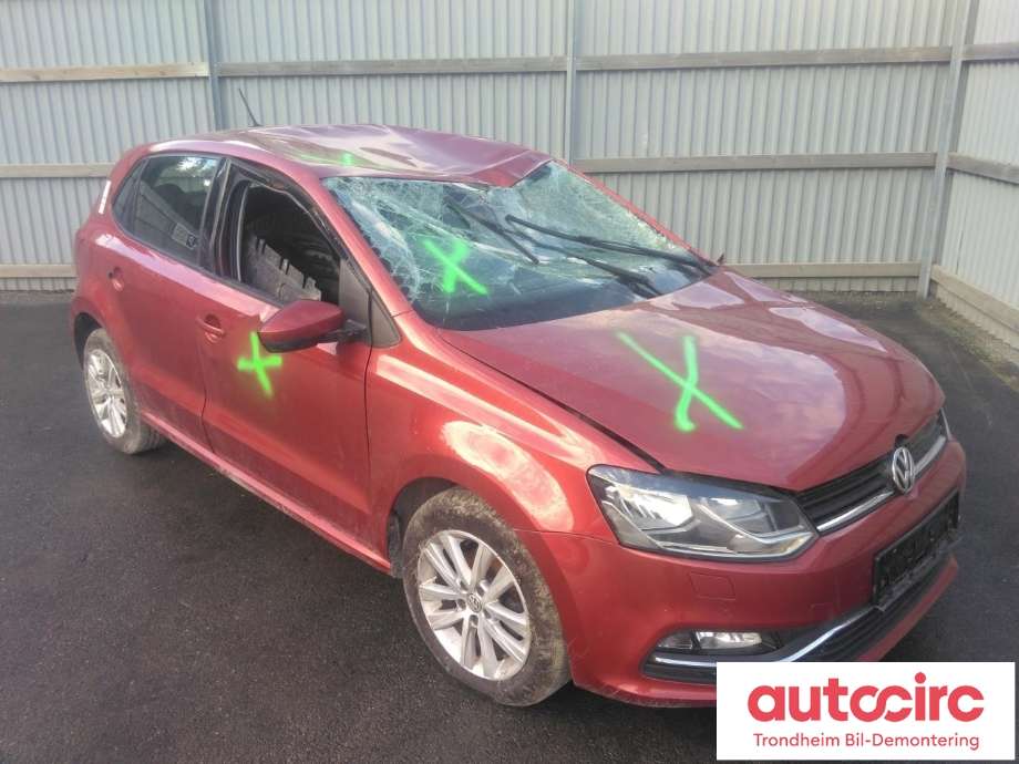 VW Polo 2014-2017 (Type V, Fase 2) , Motorkode: CJZC, Girkassekode: QHY