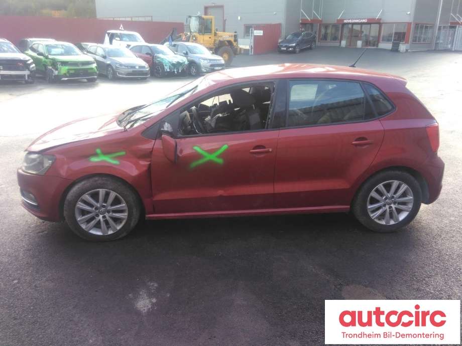 VW Polo 2014-2017 (Type V, Fase 2) , Motorkode: CJZC, Girkassekode: QHY
