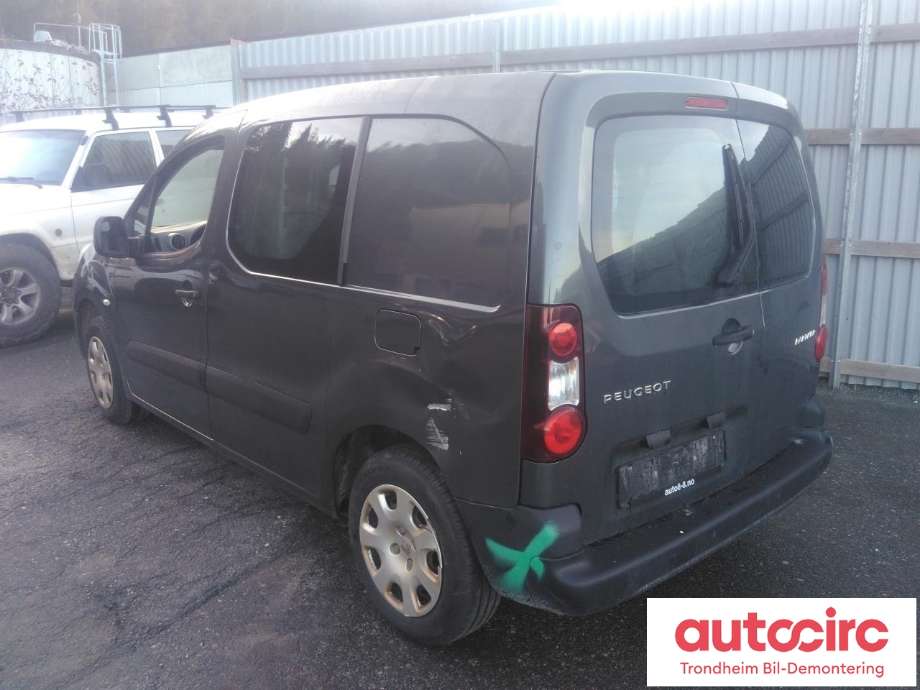Peugeot Partner 2008-2015 (Type II, Fase 1) , Motorkode: 9HN, Girkassekode: 5 TRINNS