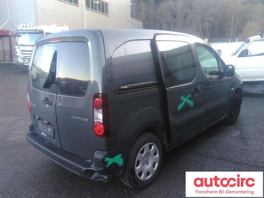 Peugeot Partner 2008-2015 (Type II, Fase 1) , Motorkode: 9HN, Girkassekode: 5 TRINNS